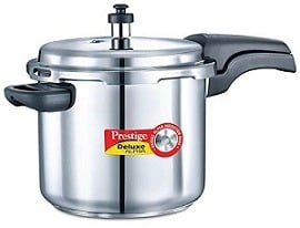 Prestige Deluxe Alpha Stainless Steel Pressure Cooker, 5.5 Litres (Induction Compatible) for Rs.1671 @ Amazon