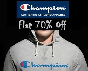 Champion Men’s Clothing – Flat 70% Off @ Amazon