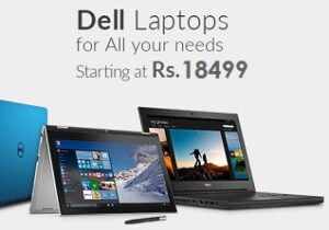 Dell Laptops – Up to 45% Discount, starts from Rs.18499 @ Amazon