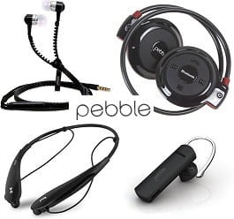 Pebble (American Brand) Headset / Bluetooth Headset – Up to 50% off @ Amazon