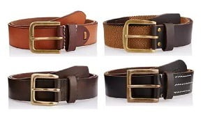 WAC Wrangler Men’s Leather Belts – 50% – 80% off @ Amazon