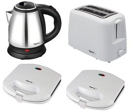 Pigeon Breakfast Appliances from Rs.499: Electric Kettle | Sandwich Toaster | Sandwich Griller | Pop-Up Toaster @ Flipkart