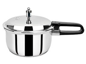 Pristine Induction Base Stainless Steel 3 Liters Pressure Cooker