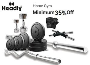 Headly Home Gym Fitness Kit – Min 35% – upto 54% Off @ Flipkart