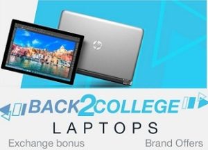 Laptops- Student Back2College Offer – Up to 35% Discount + Exchange Offer + Brand Offer @ Amazon