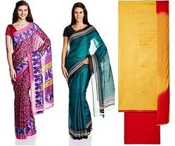 Flat 70% Off on Sarees & Dress Materials @ Amazon