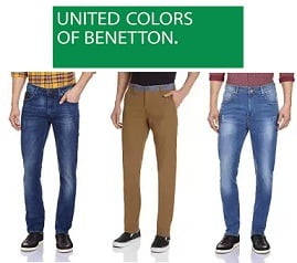 UCB Men’s Jeans & Trousers – Min 50% Off, starts from Rs.749 @ Amazon