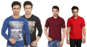 Men’s Shirts, T-Shirts, Polo, Henley Combos below Rs.999 @ Flipkart