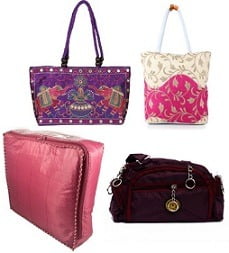 Bags (Travel Pouch / Sling Bag / Shoulder Bags / Saree Cover) - Min 70% up to 88% Of
