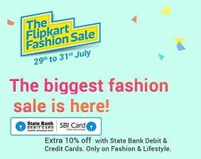 flipkart fashion sale
