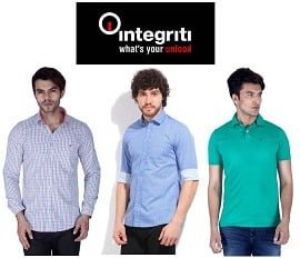 Integriti Men’s Clothing – Flat 50% Off @ Amazon
