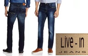 Live In Men's Jeans - Flat 65% Off