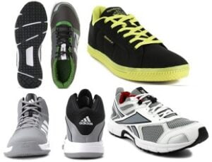 Minimum 40% Discount on Reebok, Puma, Fila & Adidas Footwear