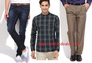 Flat 40% – 70% Off on Men’s Top Brand Clothing @ Flipkart (Limited Period Offer)