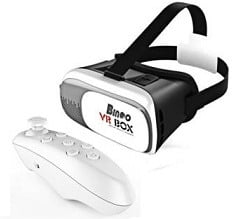 Bingo V200 Virtual Reality 3D VR Box with Bluetooth Remote Controller(Smart Glasses) Rs.699 @ Flipkart