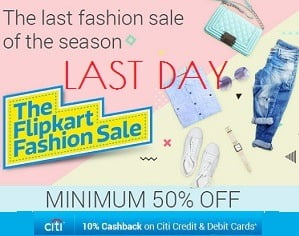 flipkart fashion sale