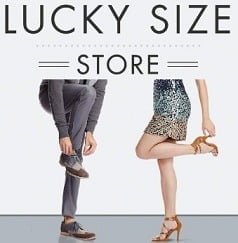 Lucky Size Men’s / Women’s Footwear Store – Big Brands with Big Discount @ Amazon