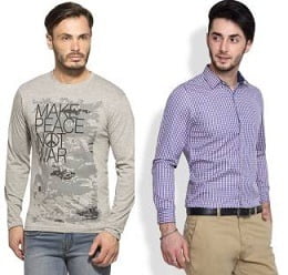 Men’s Clothing – Below Rs.599 @ Flipkart