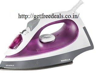 Havells Sparkle 1250-Watt Steam Iron worth Rs.2295 for Rs.1511 @ Amazon (Lowest Price Deal)