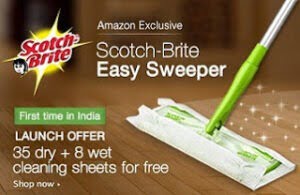 Scotch-Brite Easy Sweeper Mop worth Rs.2000 for Rs.1499  @ Amazon