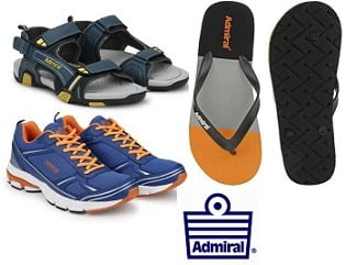 Admiral Men Sports Shoes, Floater & Slipper - Flat 40% Off