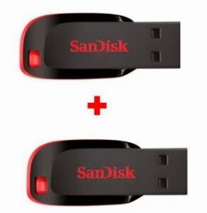 Sandisk 16GB Cruzer Blade Pendrive Combo Of 2 for Rs.825 @ Amazon