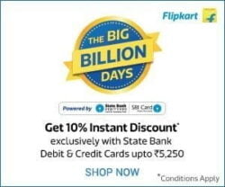(Updated) Flipkart Biggest Sale: The Big Billion Days 2nd – 6th October’16