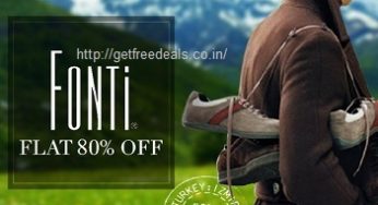 Fonti Men’s Shoes (International Brand) – Flat 80% Off starts Rs.1599 @ Amazon