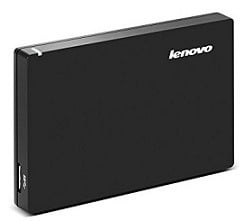 Lenovo F308 1 TB External Hard Disk Black With Surge protection technology