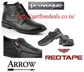 Min 60% Off on Men’s Provogue / Red Tape / Arrow Casual & Formal Shoes @ Flipkart