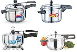 Stainless Steal Pressure Cooker Up to 31% Off starts from Rs.1345 @ Amazon