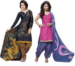 Women’s Salwar Suit Dress Material – Min 60% Off under Rs.499 @ Amazon