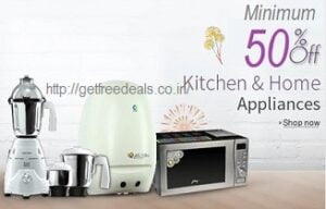 Kitchen & Home Appliances - Min 50% Off