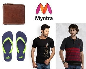 T-Shirts, Ties, Sunglasses, Flip Flops, Socks below Rs.499 @ Myntra