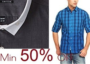 Men's Formal & Casual Shirts (Top 30 Brands) - Minimum 60% Off