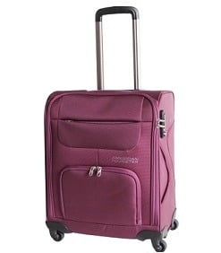 American Tourister MV Plus Polyester 50 cms Grape Carry-On Suitcase