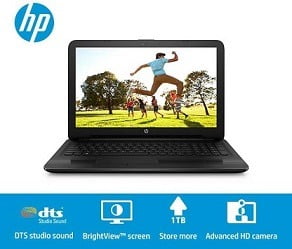 HP Core i3 – (4 GB/1 TB HDD/DOS) X5Q17PA 15-be005TU Notebook – Flat Rs.1500 Off for Rs.25490 @ Flipkart