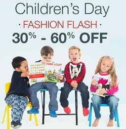 Children Day Offer: Flat 30% - 60% Off on Top Brand Kids Clothing, Footwear, Accessories