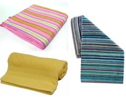 Bath Towels below Rs.299 starts from Rs.199 @ Amazon