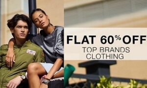 Clothing (Men’s & Women’s) – Minimum 60% Off on Top Brands @ Amazon
