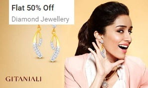 Diamond Jewellery – Minimum 50% Off starts Rs.1596 @ Flipkart