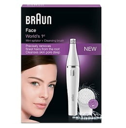 Braun Face 810 Epilator & Facial Cleanser For Women worth Rs.4299 for Rs.3654 @ Amazon
