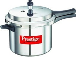 Prestige Popular Aluminium Pressure Cooker, 5 Litres