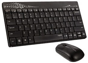 Rapoo 8000 Wireless Keyboard & Mouse with 3 Yr Warranty for Rs.873  @ Amazon
