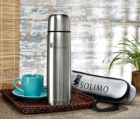 Never Before Offer: Solimo Thermal Stainless Steel Flask 1000 ml for Rs.709 @ Amazon