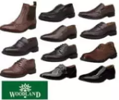 Woodland Men's Formal Leather Shoes - Flat 40% Off