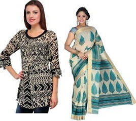 Women’s Clothing (Saree, Tops, Lingerie, Kurta & more) below Rs.399 @ Flipkart