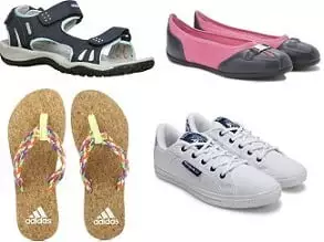 Women's Sports Footwear (Shoes, Sandal, Slippers) - Flat 30% - 60% Off