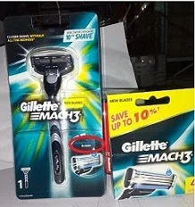 Gillette Mach3 Razor + 1 Extra Cartridges for Rs.298 @ Amazon