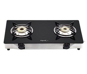 Pigeon Favourite 2-Burner Glass Top Gas Stove for Rs.1899 @ Amazon